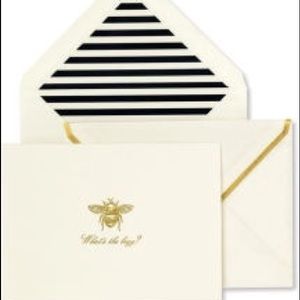 Kate Spade What’s the buzz 🐝 foldover cards